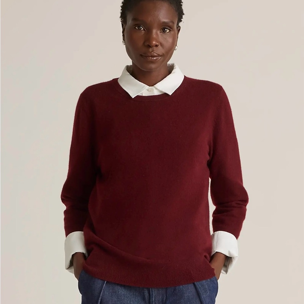 Cashmere Burgundy Sweater